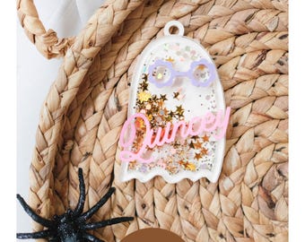 Personalized Ghost Shaker Tag SVG, Halloween Boo Basket File (Digital Download)