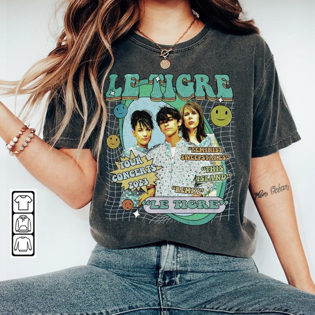 Le Tigre Band Music Shirt Album Vintage Graphic Le Tigre - Etsy Canada