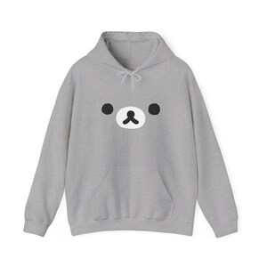 Cute Bear Face Unisex Hoodie image 6