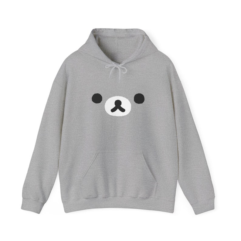 Cute Bear Face Unisex Hoodie image 6