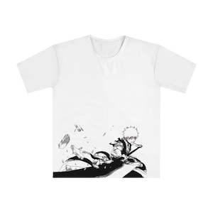 Ichigo von Bleach Men&#39;s Lose T-Shirt, Anime Graphic Tee, Manga Charakter Shirt