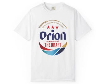 Camiseta con el logotipo de la cerveza Orion / Okinawa, Japón