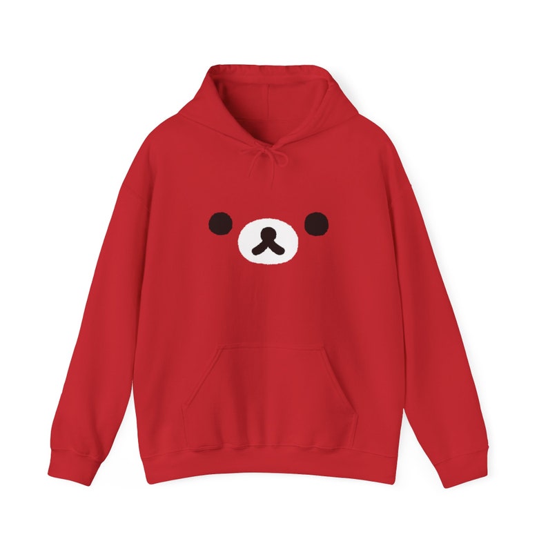 Cute Bear Face Unisex Hoodie image 7