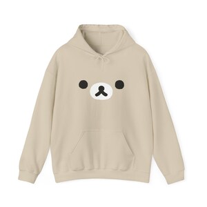 Cute Bear Face Unisex Hoodie image 1