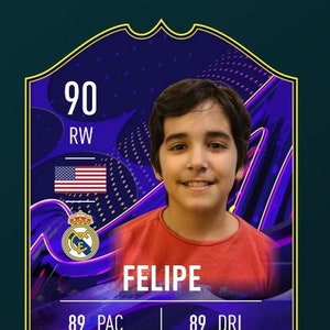 Personalisierte Fußball/Fut Karten