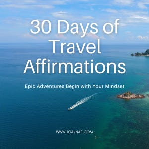 30 dagen reisbevestigingskaarten digitale download | Motiverende citaten voor reizigers | Positieve mindsetkaarten voor Wanderlust & Nomads
