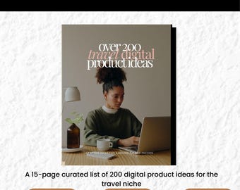 Plus de 200 idées de produits numériques de voyage : liste d'inspiration DPP