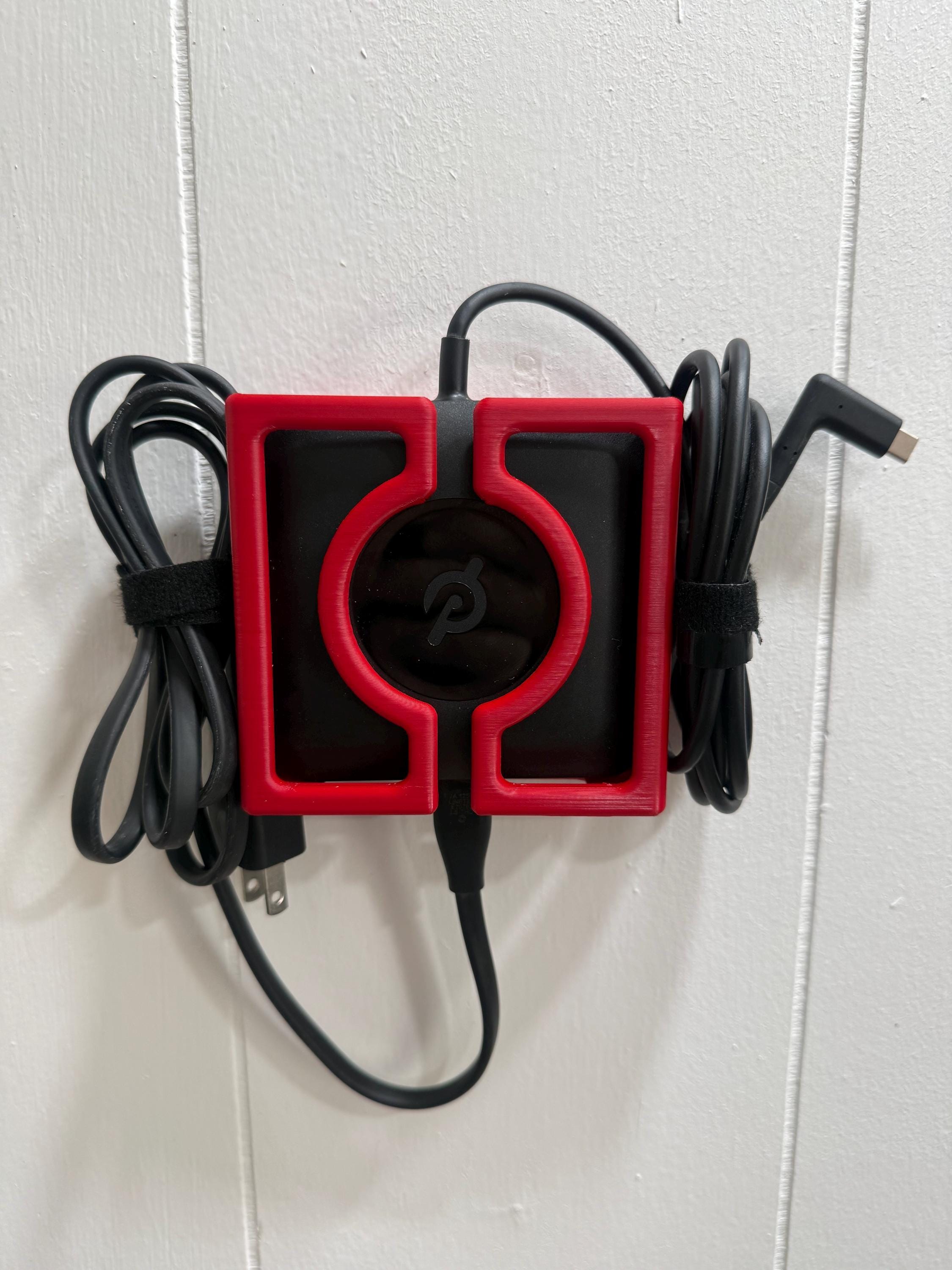 Peloton Power Brick Wall Mount | 3D Printed Charger Holder | No
