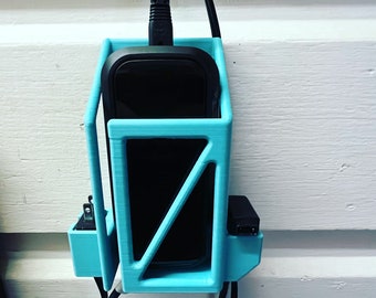 Shimano E-Bike Charger Wall Mount Holder | EC-E6002 Steps | 3D Printed | Ventilated | Made in USA