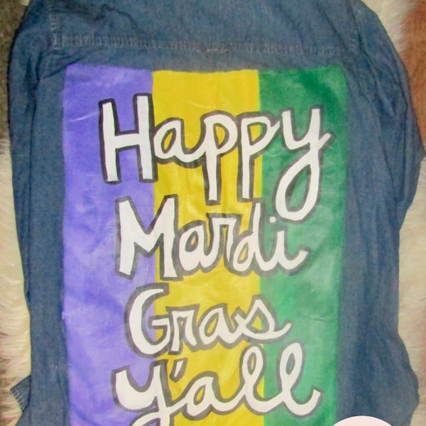 evaless mardi gras jeans