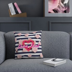 Love you! throw pillow