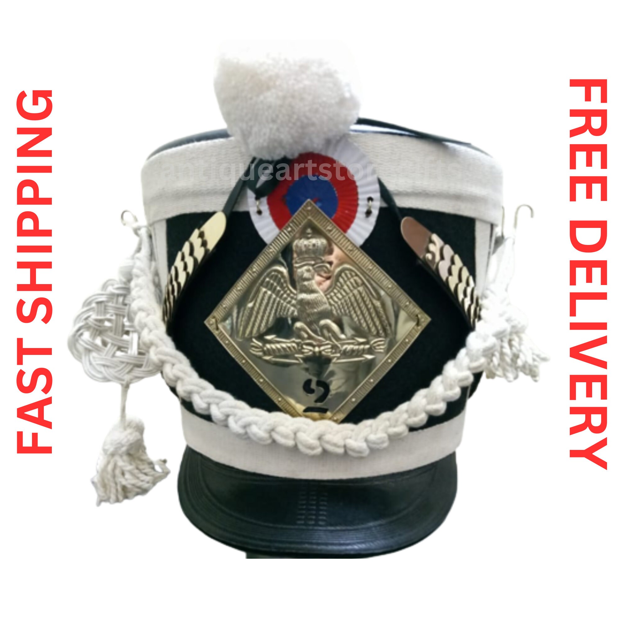 Ｆフランス軍＊１８８４年型シャコ帽章（実物） Fフランス軍＊1884年型シャコ帽章（実物）