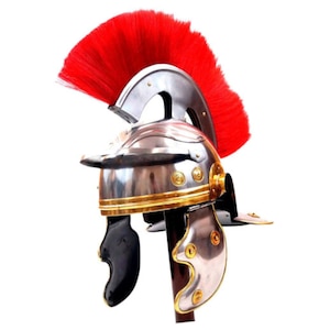 Medeival Imperial romen helmet I roman knight/ roman gallic G helmet/ Silver Finish handmade helmet/ Cotton cap with free/ shipping gift