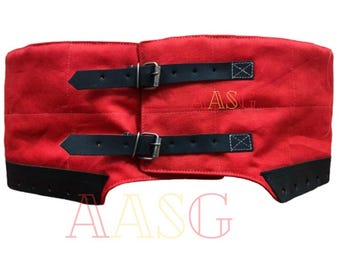 Medieval Cotton Padded Belt Quilted Armor Loin Belt for LARP, SCA & Historical Reenactment