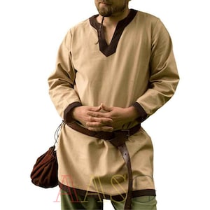 Handmade Medieval Viking Tunic: Aketon Larp Costume