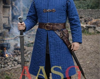 Mittelalterlicher Wikinger Gambeson aus Baumwolle: Gequiltet fürs LARP