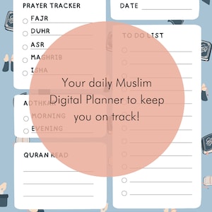 DAILY PLANNER (Muslim Edition)! The Perfect Planner for Your Day-To-Day!
