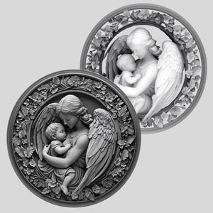 Personaliza tus creaciones con el grabado de mapa de profundidad de monedas en 3D / archivo PNG para regalarle a ella y mucho más.