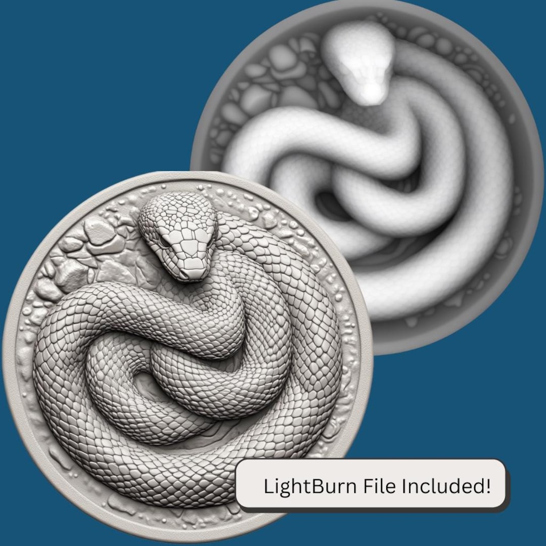 3D Challenge Coin PNG Design: Fiber Laser Engraving Template (digital ...
