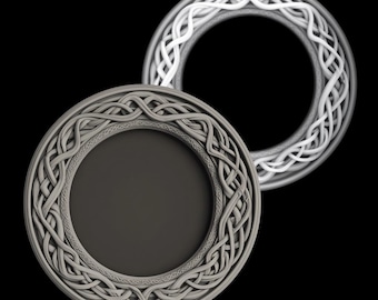 3D-kaart muntdiepte: png-bestand met lasergravure voor Glowforge