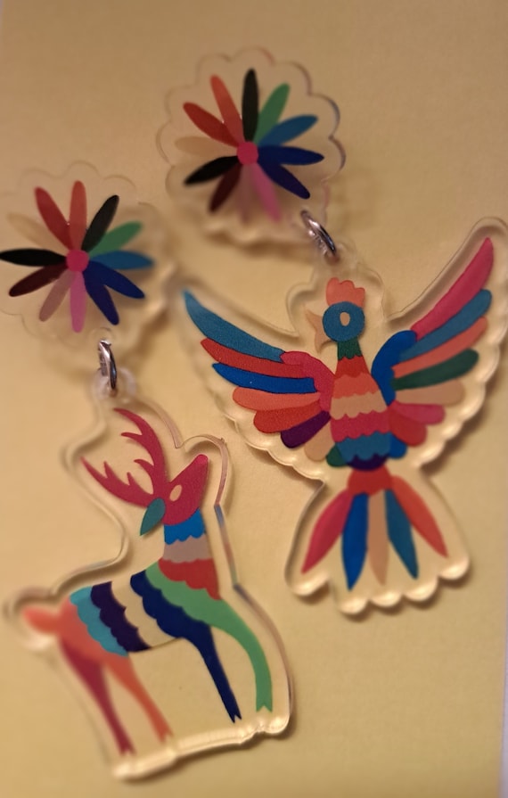 Mexican Folk Art Earrings