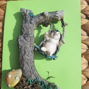 Fairy garden swing