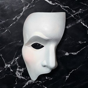 Phantom of the Opera Ramin Karimloo London Mask V2, 12K Resin Printed, Custom Sizing Available