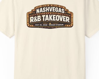 Nashvegas RnB Takeover | R&B Concert Tee | Nashville TN  | Music Lover Gift Women