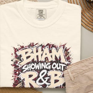 Birmingham RnB Konzert-T-Shirt | Birmingham zeigt seine Stärke | Stadion-Style | Birmingham, Alabama