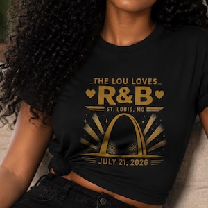 Lou Loves R&B | T-shirt du concert de Saint-Louis | 21 juillet 2026 | Concert pour adultes sexy