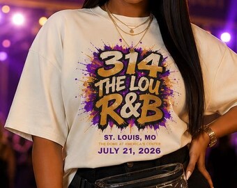 The Lou R and B Tee| St Louis MO | Grown and Sexy