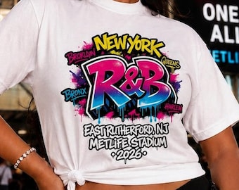 New York Brooklyn Queens Bronx Harlem Rnb Metlife 2026 | R&B Concert Tee | Music Lover Gift Women