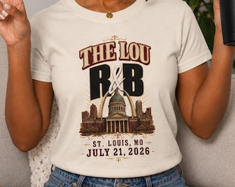 The Lou R and B Concert Tee | St Louis Vintage Courthouse | Grown and Sexy R&B Show Shirt
