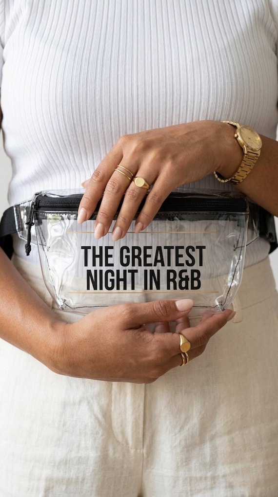 Clear Belt Bag - Gold Hardware - R&B Tour 2026