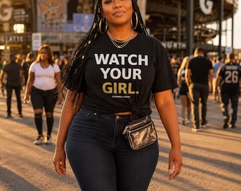 Watch Your Girl | R&B Tour 2026 Concert Tee | Grown and Sexy Shirt | Raymond and Brown | Black Women Concert Outfit | Comfort Colors