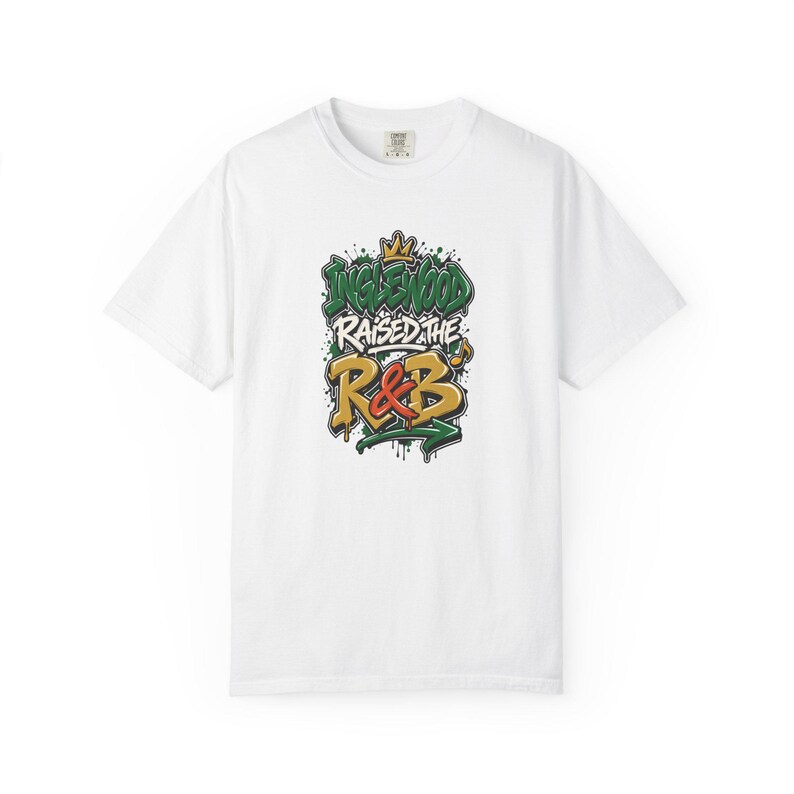 Comfort Colors Los Angeles RnB Concert Shirt, Inglewood Raised on RnB Night Out Tee for Black Women, Grown and Sexy Gift image 2
