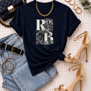 Comfort Colors® Houston RandB Concert Shirt, H-Town Night Out Tee for Black Women, Grown and Sexy Stadium Style image 4