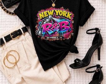 Comfort Colors® New York RandB Concert Shirt, East Rutherford NJ Night Out Tee for Black Women, Grown and Sexy Gift