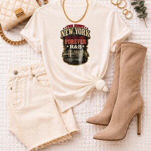 New York R&B Concert Tee for Black Women, Comfort Colors Concert Outfit, Grown and Sexy Tour Shirt, Tri-State Concert Fashion image 7
