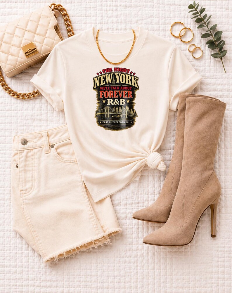 New York R&B Concert Tee for Black Women, Comfort Colors Concert Outfit, Grown and Sexy Tour Shirt, Tri-State Concert Fashion image 7