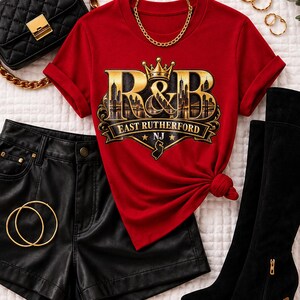 Comfort Colors New York RnB Concert Shirt, East Rutherford NJ Night Out Graphic Tee for Black Women, Music Lover Gift image 11