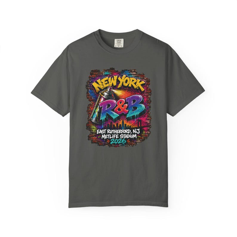 New York R&B Graffiti East Rutherford Metlife 2026 | R&B Concert T-shirt | Stadionstijl Dames afbeelding 4
