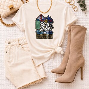 Maglietta Comfort Colors Bay Area RnB Concert, maglietta Northern California Zip Code Night Out per donne nere, regalo per donne adulte e sexy immagine 9