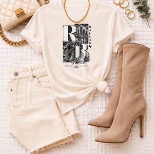 Comfort Colors® Houston RandB Concert Shirt, H-Town Night Out Tee for Black Women, Grown and Sexy Stadium Style image 6