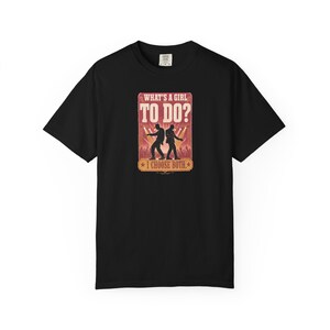 Comfort Colors What's a Girl to Do I Choose Both RnB Concert Shirt, Vintage Night Out Tee for Black Women, Grown and Sexy Gift image 3