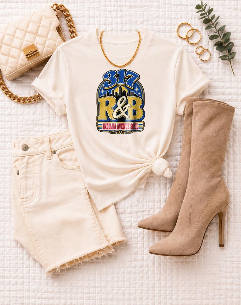 Comfort Colors® Indianapolis RandB Concert Shirt, 317 Indiana Avenue Soul Night Out Tee for Black Women, Grown and Sexy Gift image 6