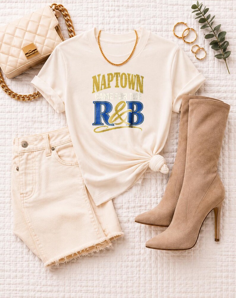 Comfort Colors® Indianapolis RandB Concert Shirt, Naptown Night Out Graphic Tee for Black Women, Music Lover Gift image 4