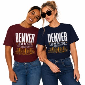 Camiseta del concierto de Denver - 26 de junio de 2026 - Donde se hizo historia del R&B - Camiseta unisex con estampado de estadio imagen 3