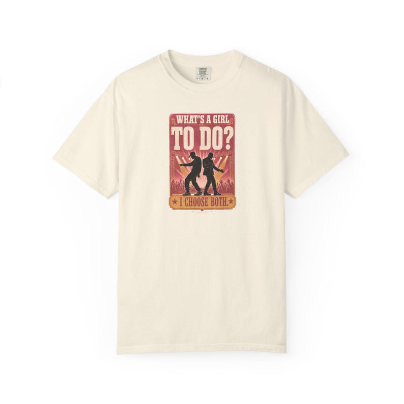 Comfort Colors What's a Girl to Do I Choose Both RnB Concert Shirt, Vintage Night Out Tee for Black Women, Grown and Sexy Gift image 4
