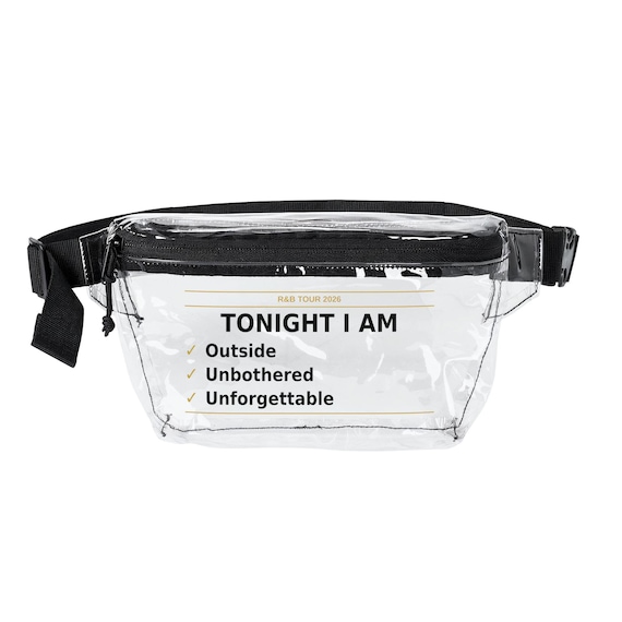 Clear Stadium Fanny Pack - R&B Tour 2026